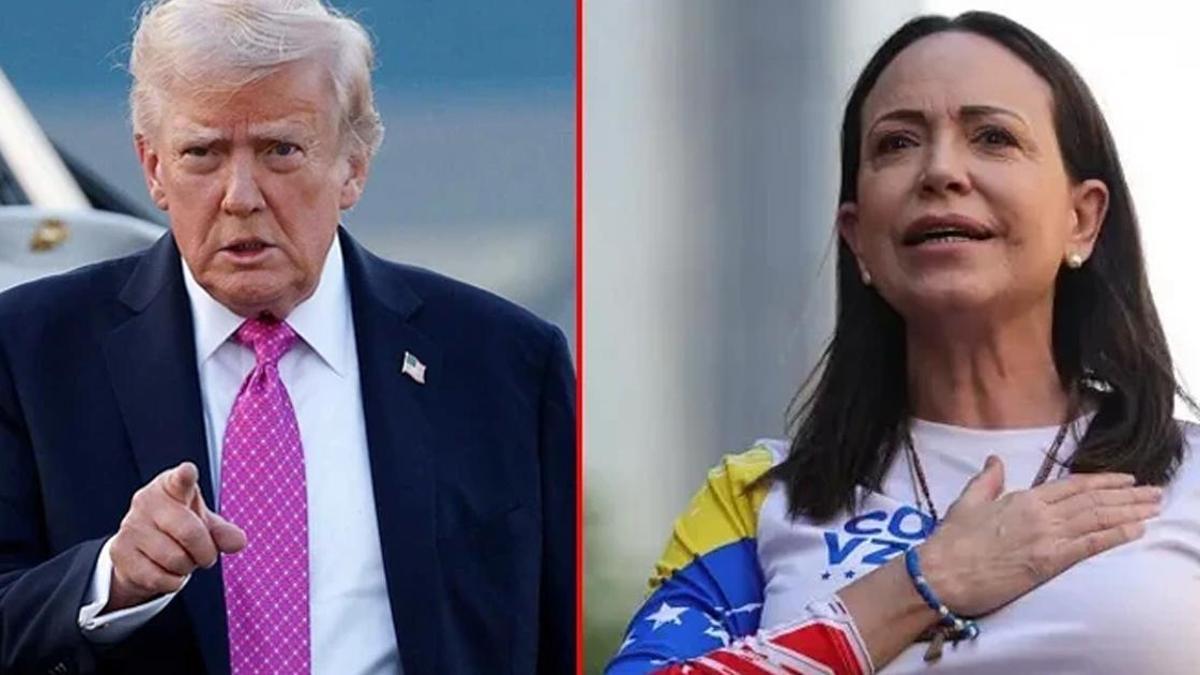 Trump, Venezuelalı muhalif lider Machado'yu kabul edecek