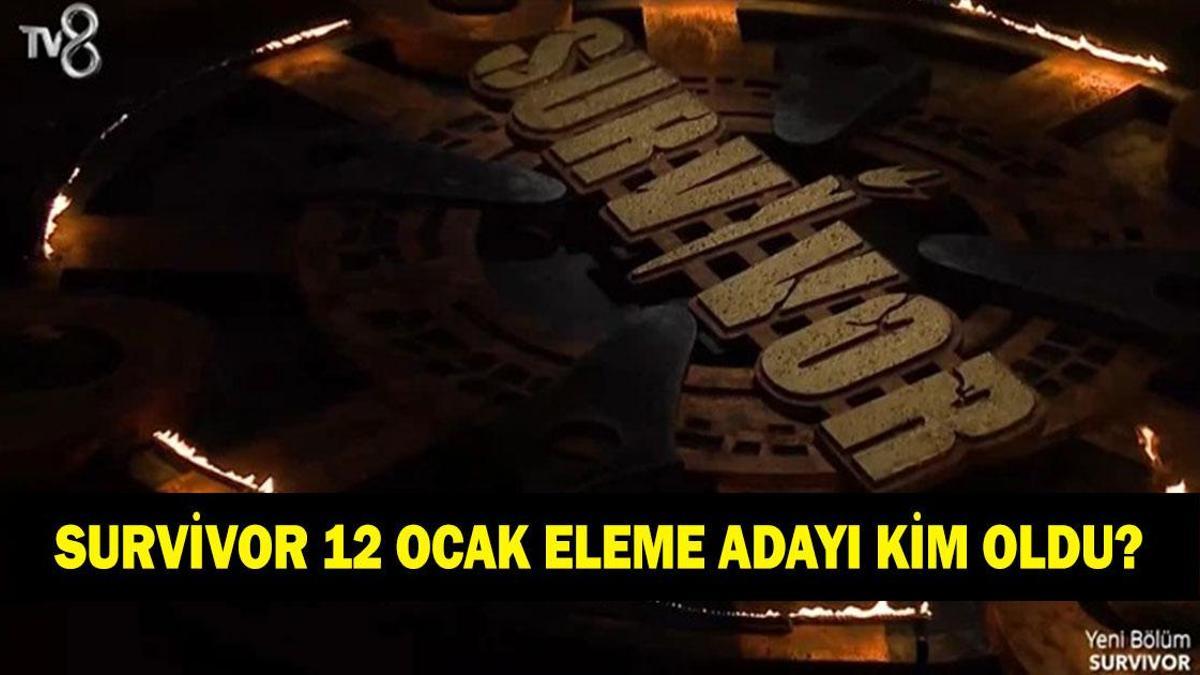 SURVİVOR'DA ELEME ADAYI KİM OLDU? 12 Ocak 2026 Survivor'da dokunulmazlığı hangi takım kazandı?