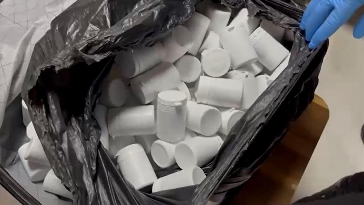 Evlerinde 18 bin 900 sentetik hap ele geçirilen 2 şüpheliye gözaltı