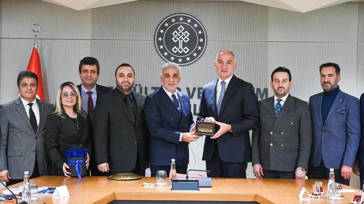 Radyo ve Televizyon Yayıncıları Meslek Birliği'nden Bakan Ersoy'a ziyaret