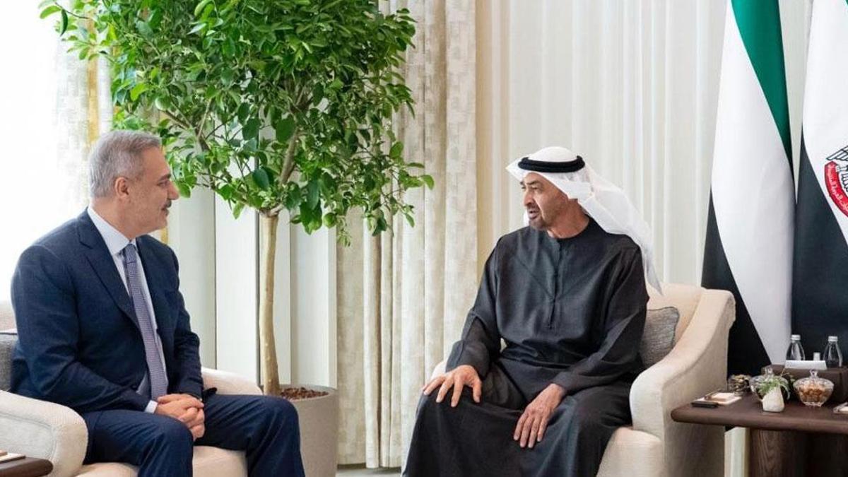 Dışişleri Bakanı Fidan, BAEde Al Nahyan ile görüştü