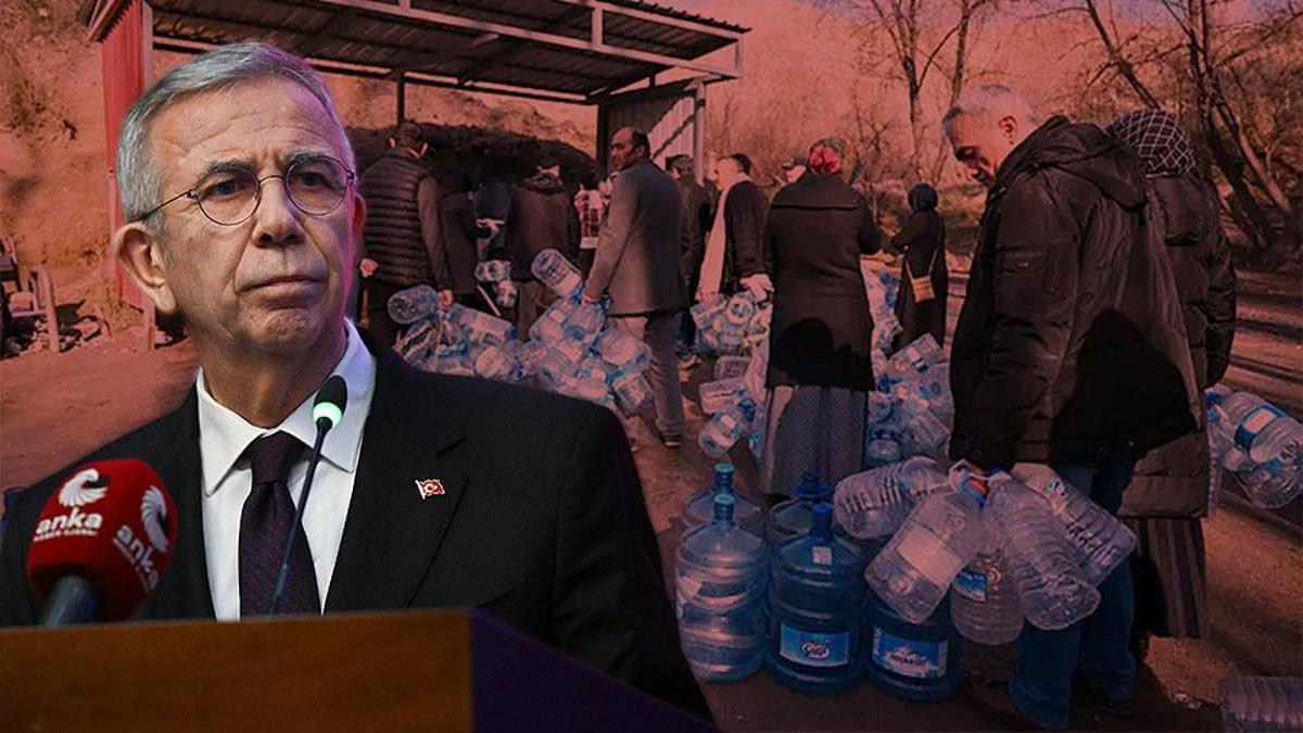 Mansur Yavaş: Suyu kesilenler parmak kaldırsın