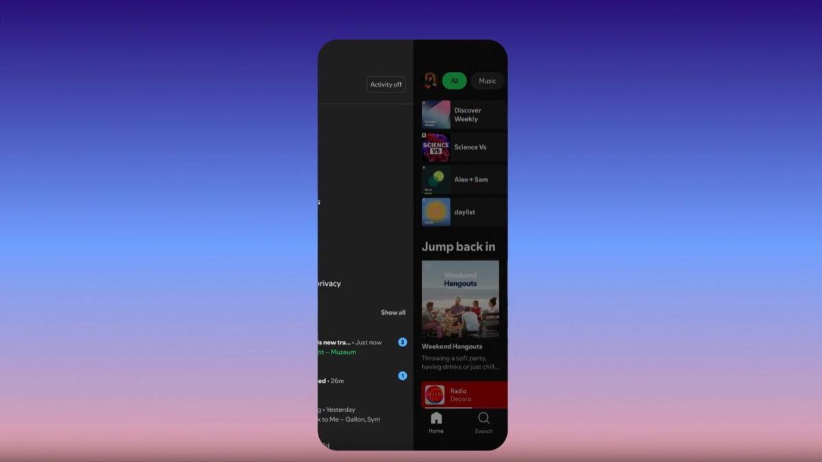 Ne dinlediğiniz Canlı olarak görülebilecek