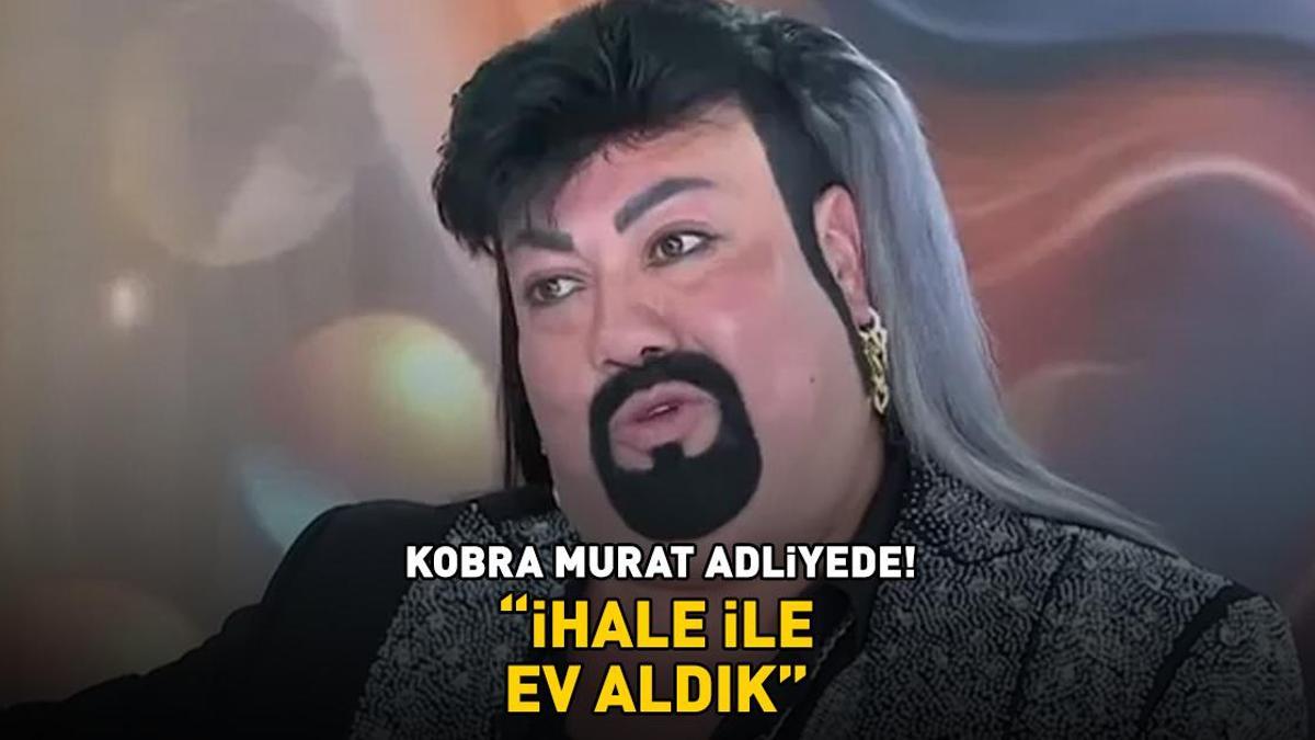 Altına olan düşkünlüğü ile biliniyordu! Kobra Murat adliyede! 'İhale ile ev aldık'