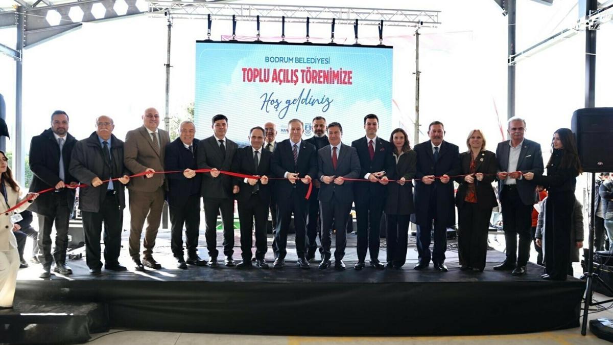 Bodrum'da toplu açılış töreni