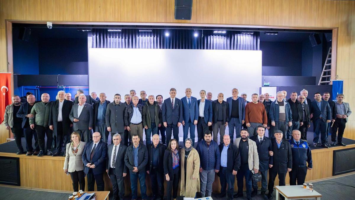 Muhtarlarla çözüm masası Kemalpaşada kuruldu