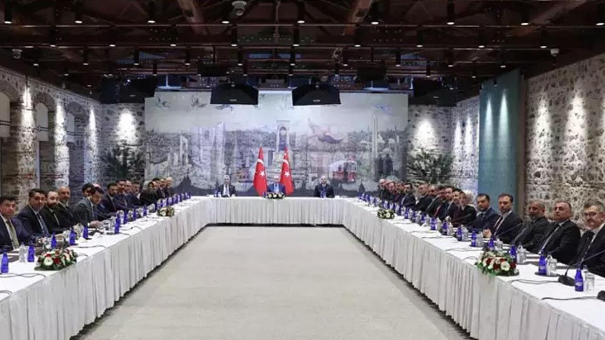 Cumhurbaşkanı Erdoğan, MÜSİAD heyetini Dolmabahçe'de kabul etti