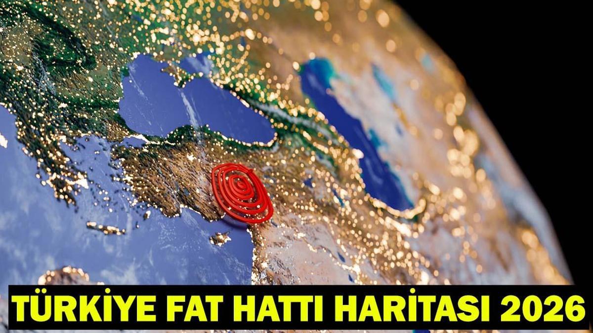 AFAD VE MTA TÜRKİYE FAY HATTI HARİTASI 2026| Diri Fay Hatları ve Deprem Riski Olan İller