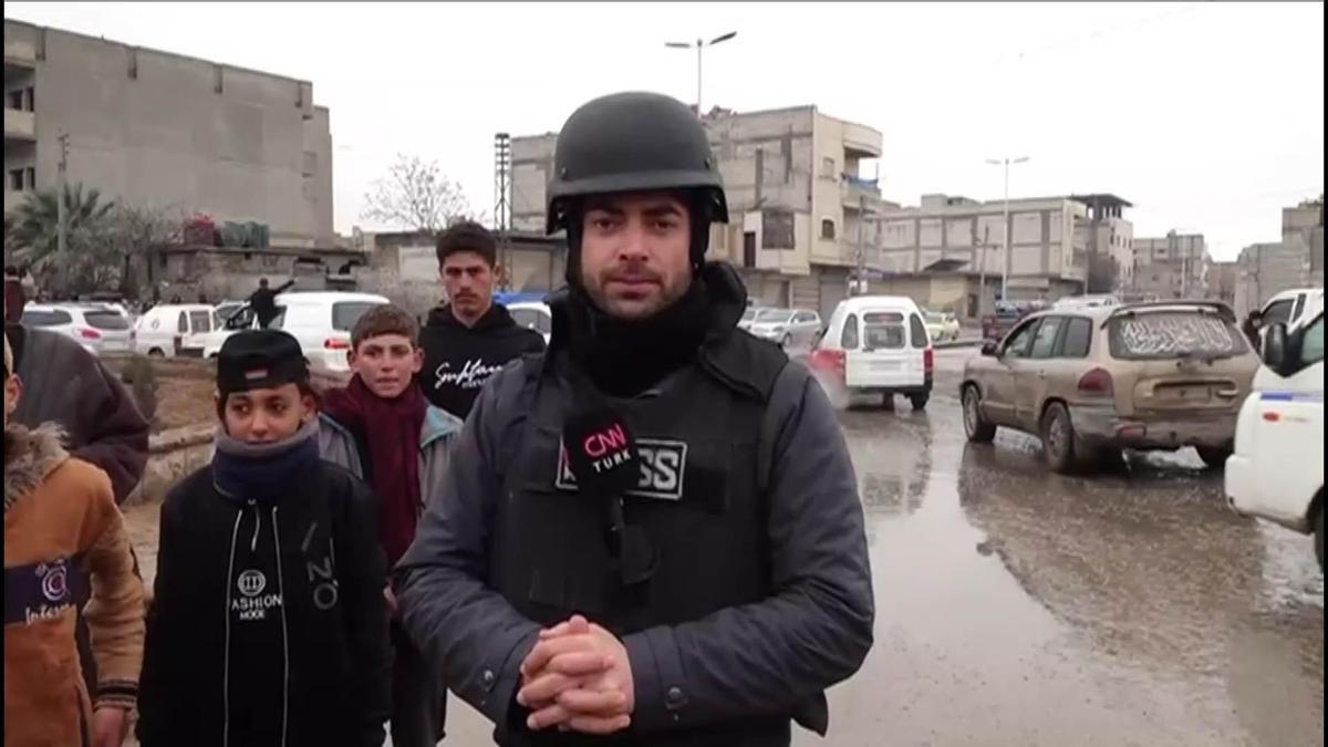 CNN TÜRK Bölgede: Fırat Barajı ele geçirildi, Tabkada sevinç gösterileri