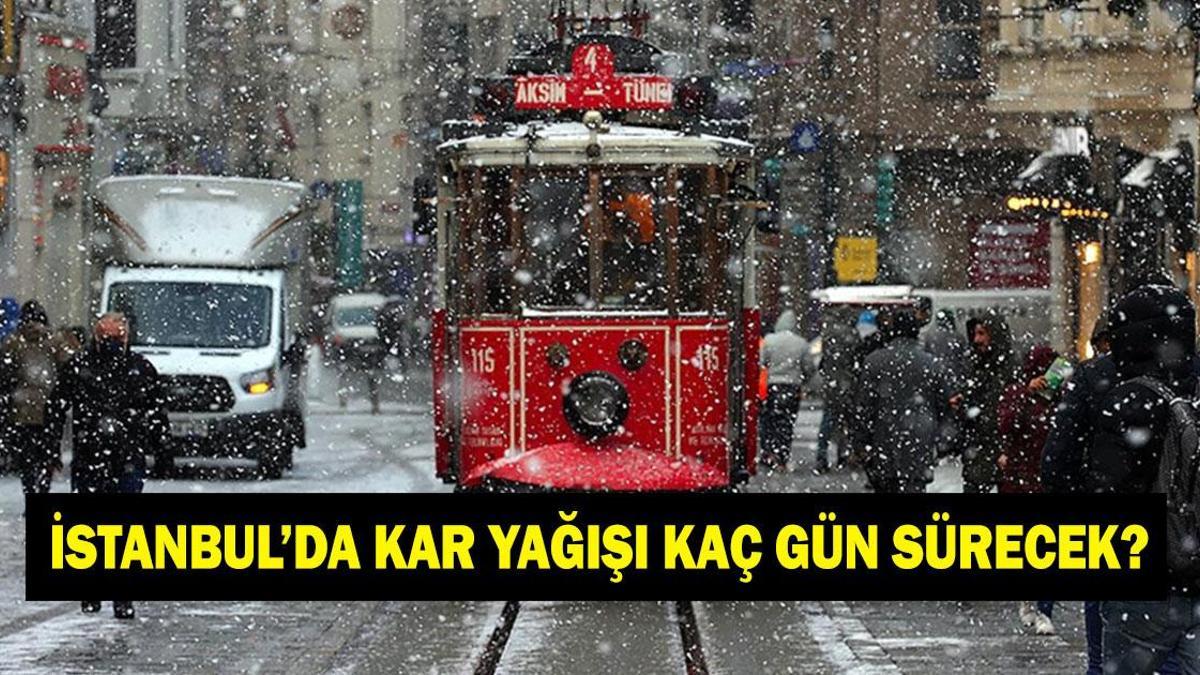 İstanbul'da kar yağışı kaç gün sürecek? İstanbul'a kaç gün kar yağacak? MGM ve AKOM'dan uyarı üstüne uyarı!
