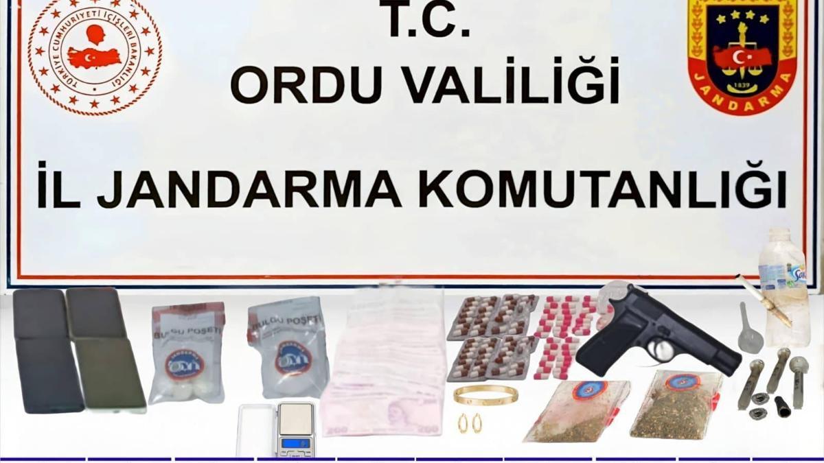 Ordu merkezli 2 ilde uyuşturucu operasyonu