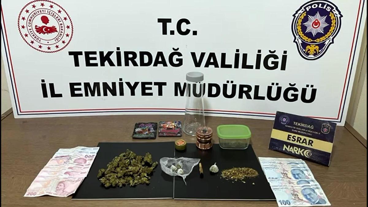 Tekirdağda uyuşturucu operasyonlarında 19 şüpheli tutuklandı
