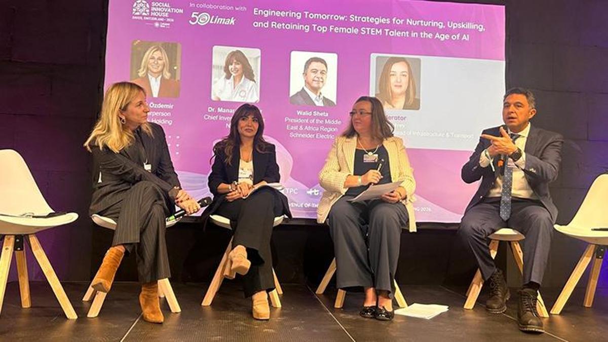 Kadınların STEM alanındaki stratejik rolü Davosta konuşuldu