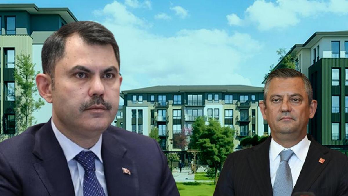 Bakan Kurum'dan Özgür Özel'e tepki: Tek bir tuğla bile koymadınız, bari gölge etmeyin