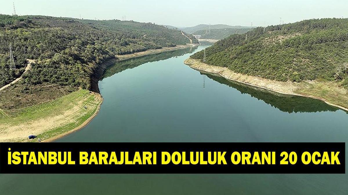İSTANBUL BARAJLARI DOLULUK ORANI 20 OCAK! İSKİ doluluk oranları açıklandı! İstanbul barajlarında son durum ne?