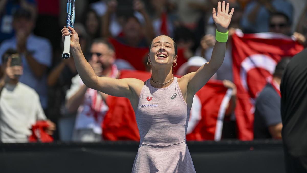 Zeynep Sönmez, Avustralya Açık'ta bir kez daha tarih yazdı