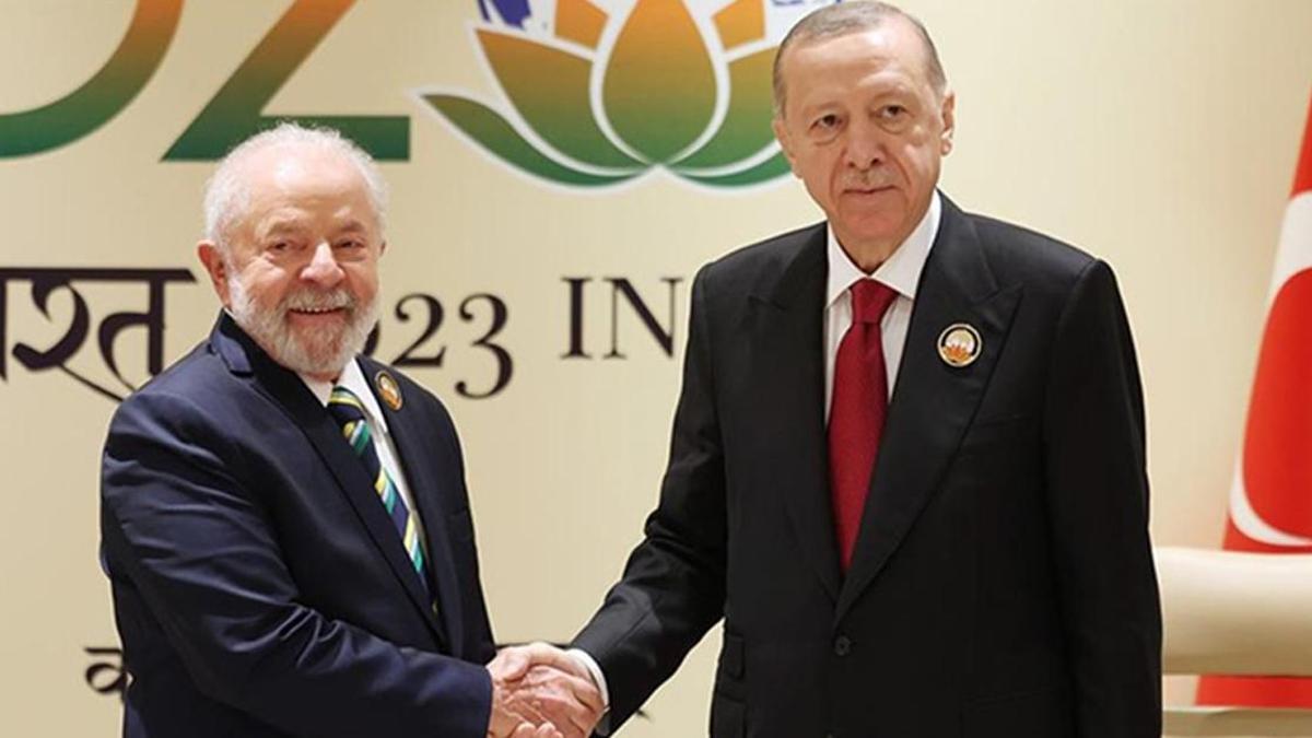 SON DAKİKA HABERİ: Cumhurbaşkanı Erdoğan Brezilya lideri ile görüştü