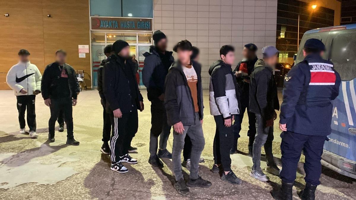 Bursa'da 9 kaçak göçmen yakalandı