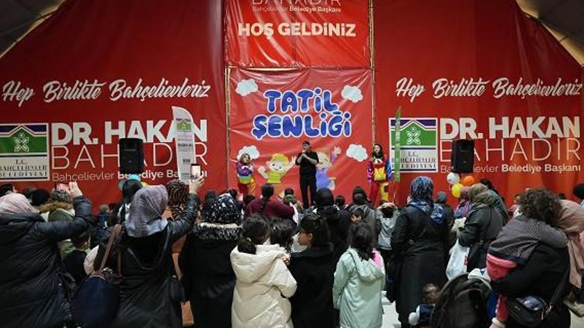 Bahçelievlerde çocuklara Sömestr Tatil Şenliği