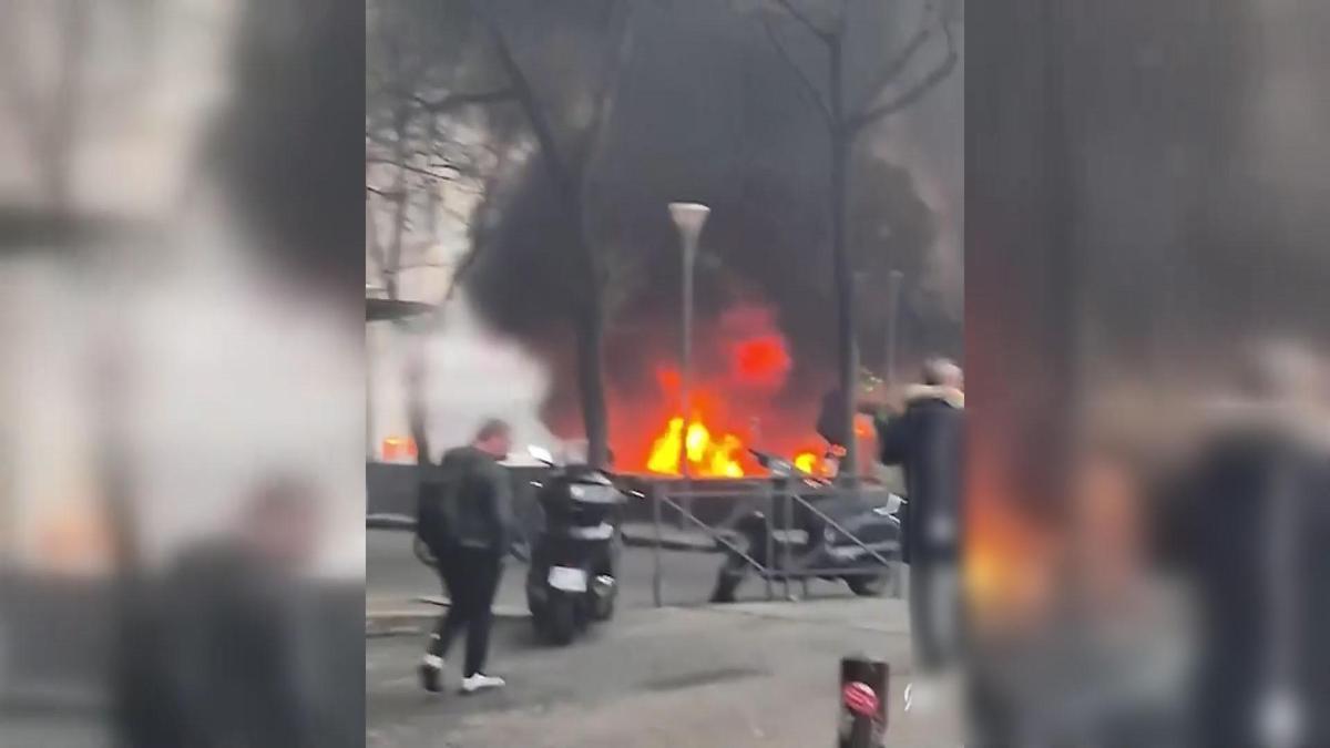 Marsilyada sokaklar karıştı: YPG yandaşları şehri savaş alanına çevirdi