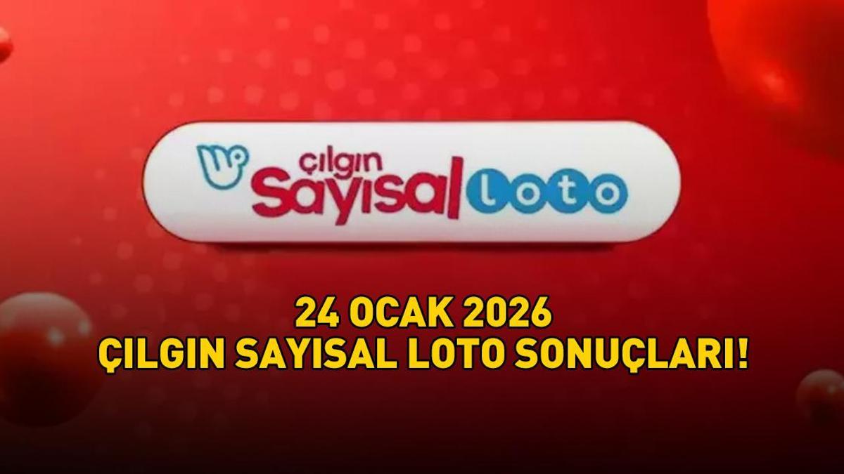 ÇILGIN SAYISAL LOTO SONUÇLARI 24 OCAK 2026 | Çılgın Sayısal Loto sonuçları açıklandı mı, ne zaman açıklanacak? 577,4 milyon TL büyük ikramiye!