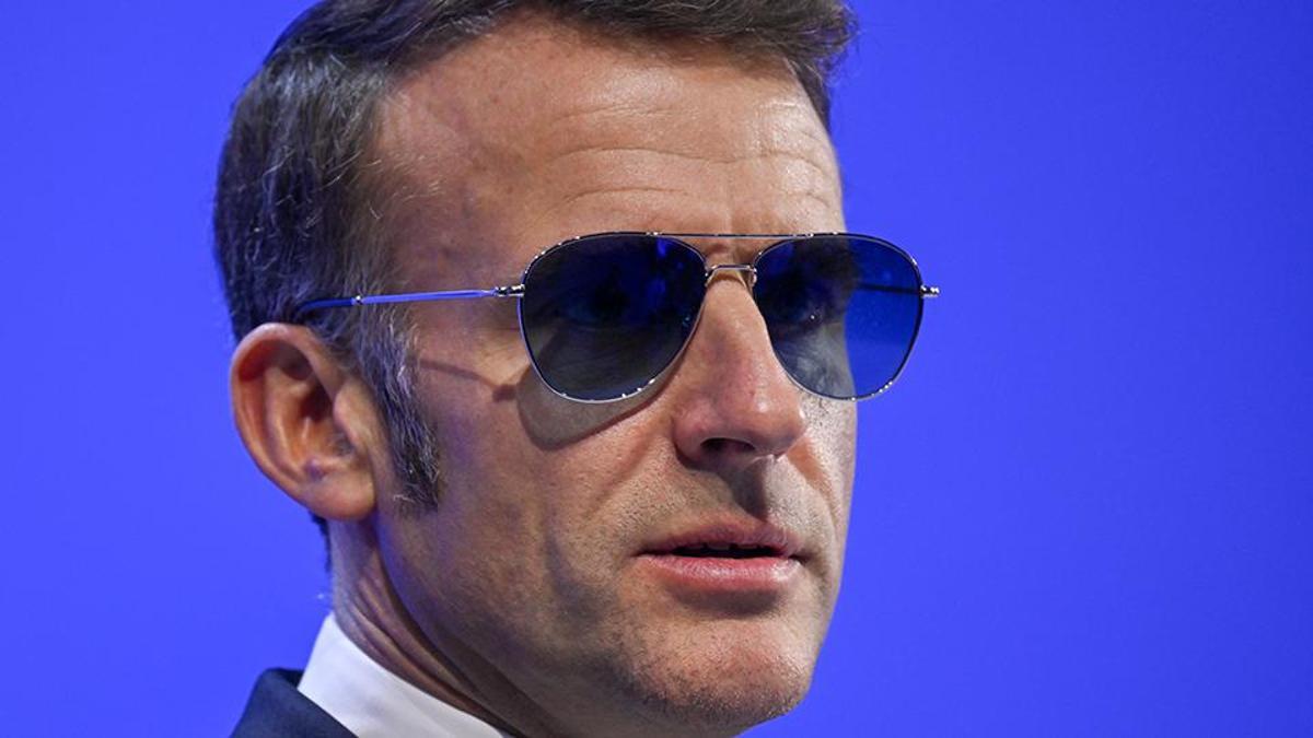 Davos'ta gündem olmuştu! Macron'un gözlüğü hisseleri uçurdu...