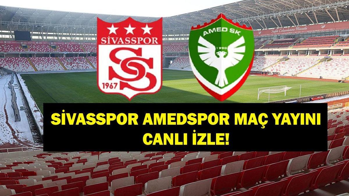 SİVASSPOR AMEDSPOR MAÇI CANLI İZLE: TFF 1. Lig Sivassspor Amedspr Maçı Hangi Kanalda, Saat Kaçta? İşte Maç Yayın Ekranı...