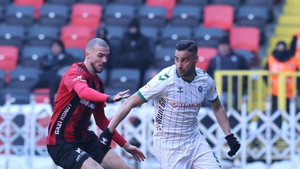 Konyaspor, Gaziantep FK deplasmanında 1 puanı kurtardı