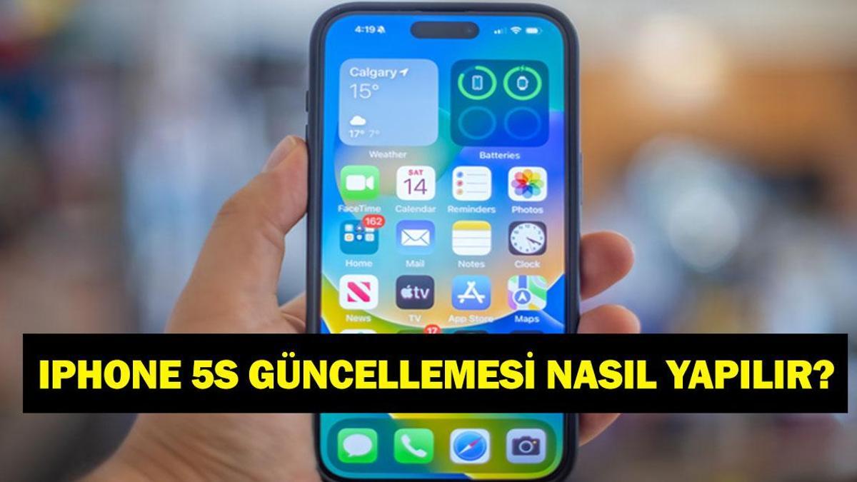 İPHONE 5S GÜNCELLEME: iPhone 5S güncelleme nasıl yapılır? 13 yıllık iPhonea güncelleme geldi! iOS 12.5.8 çıktı!