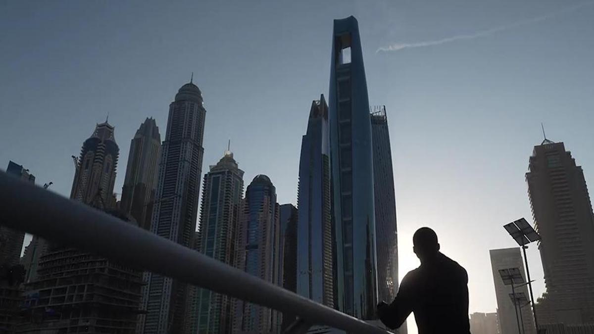 Dubai'de nefes kesen gök dalışı