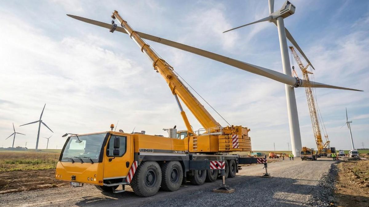 Yerli vinç lastiği üretti