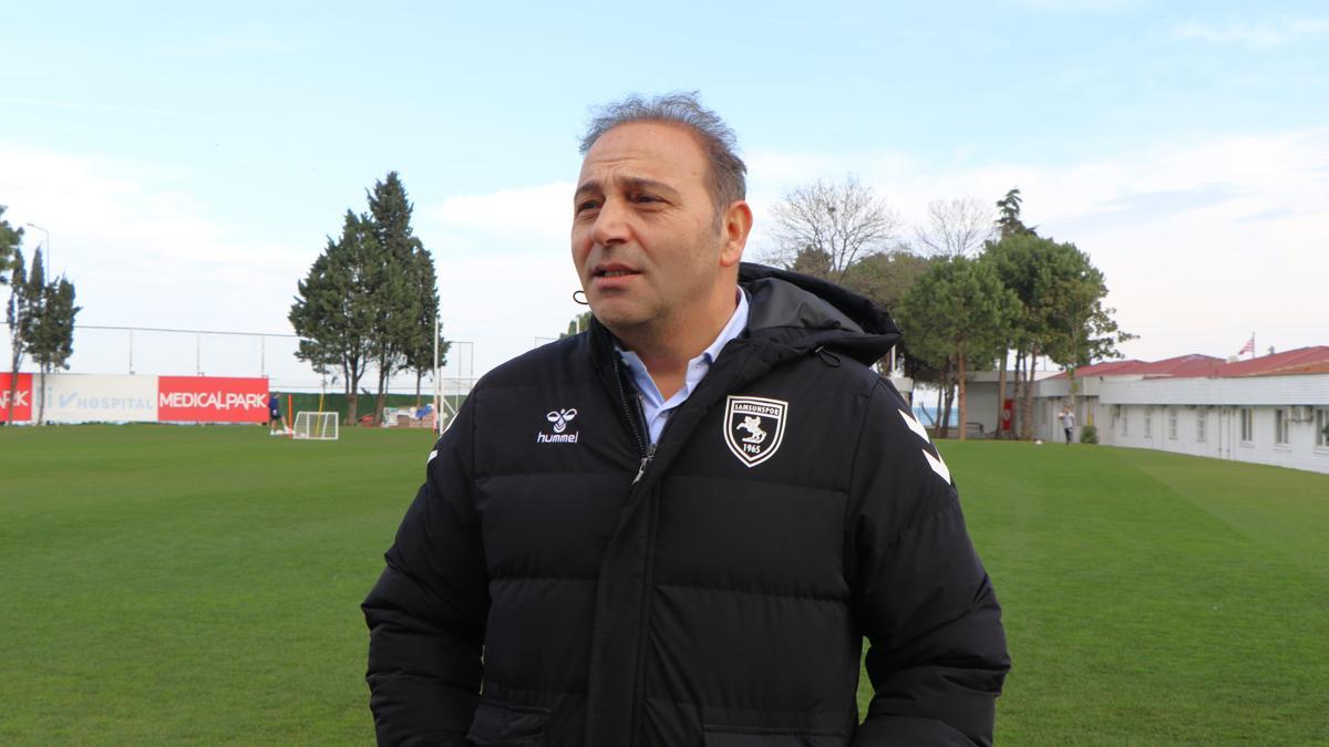 Samsunspor Futbol Direktörü Çapa: Hedefimiz ligde ilk 5 içerisinde olmak