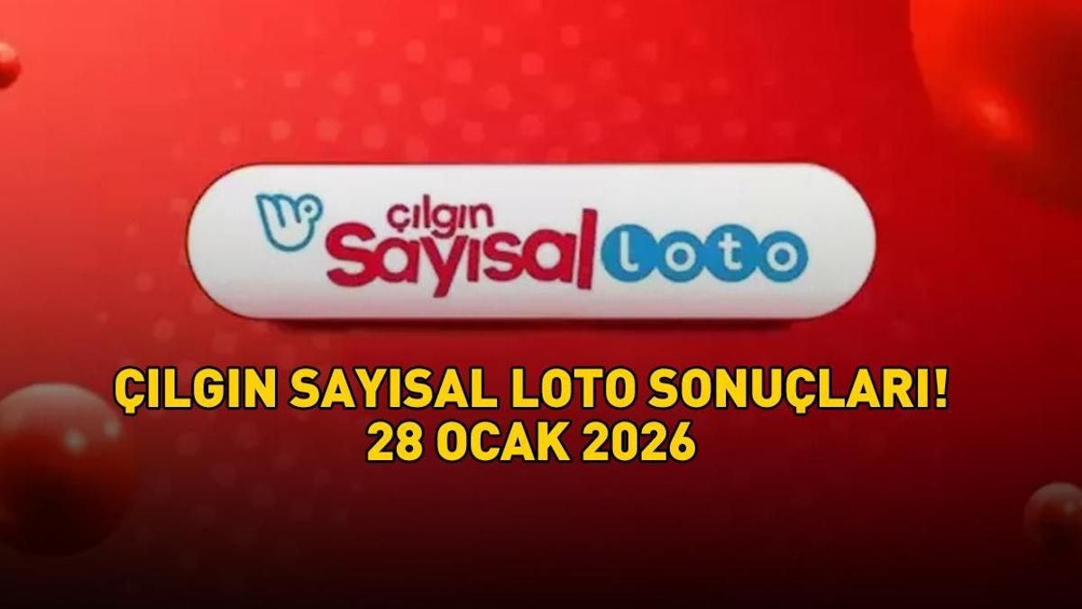 ÇILGIN SAYISAL LOTO SONUÇLARI 28 OCAK 2026 | Çılgın Sayısal Loto sonuçları açıklandı mı, saat kaçta açıklanır ve nasıl öğrenilir? 595 milyon TL büyük ikramiye