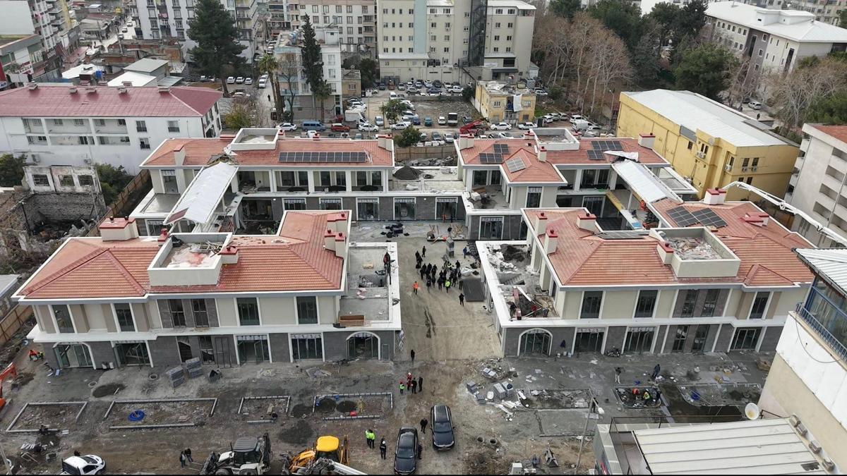 Osmaniyede rezerv alanlarındaki konut ve iş yeri çalışmaları sürüyor