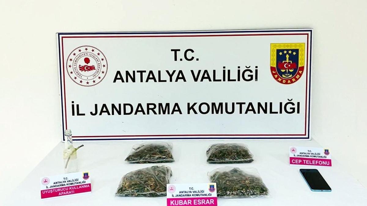 Serik'te uyuşturucu operasyonu