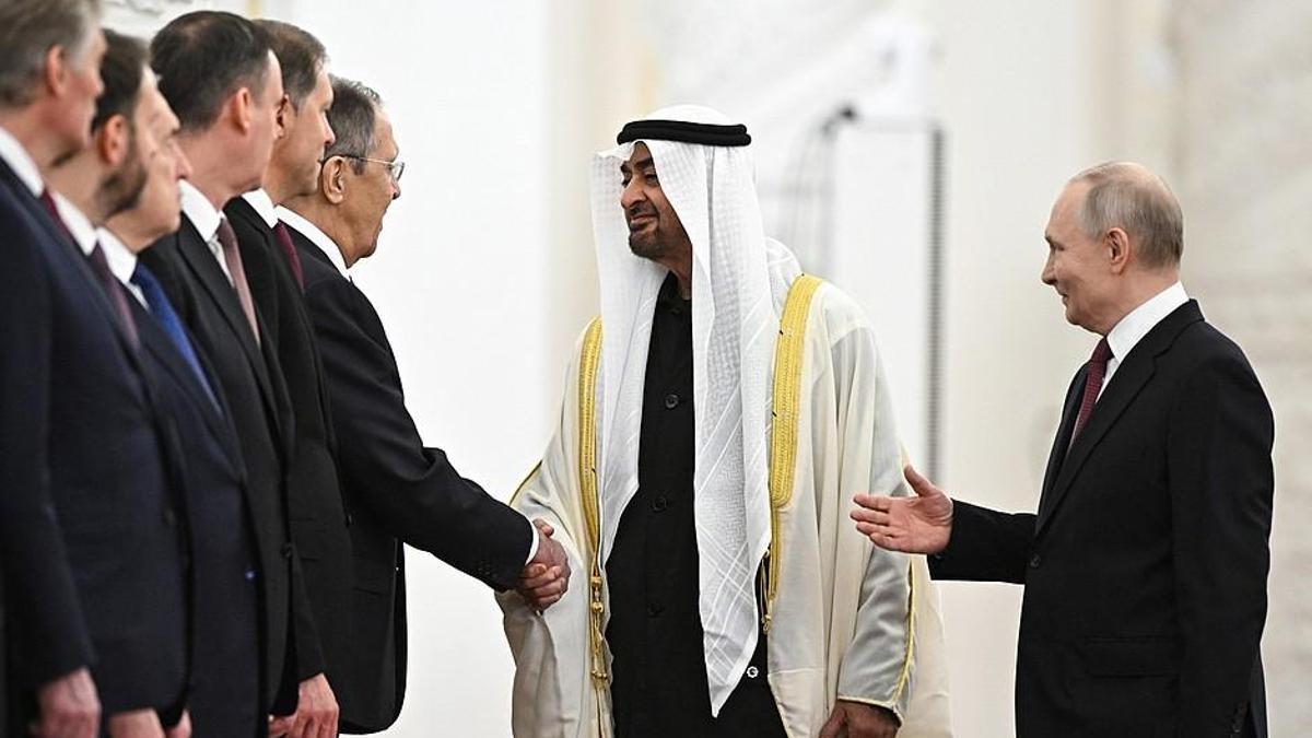 BAE Devlet Başkanı Al Nahyan'dan Moskova temasları