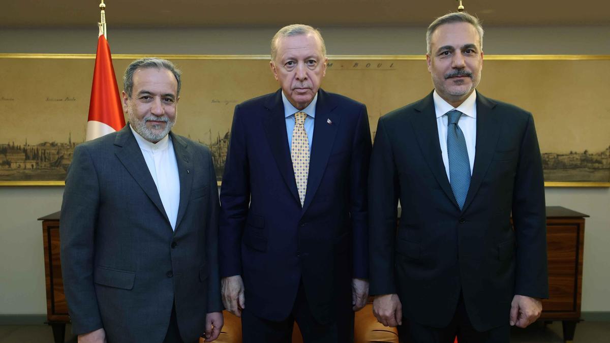 Cumhurbaşkanı Erdoğan, İran Dışişleri Bakanı Erakçi'yi kabul etti