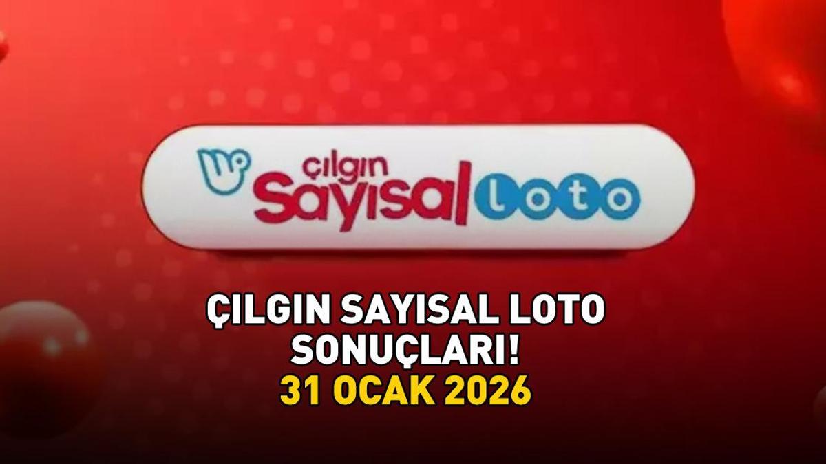 ÇILGIN SAYISAL LOTO SONUÇLARI 31 OCAK 2026 | Çılgın Sayısal Loto sonuçları açıklandı mı, saat kaçta açıklanır? 602.847.832 TL büyük ikramiye!