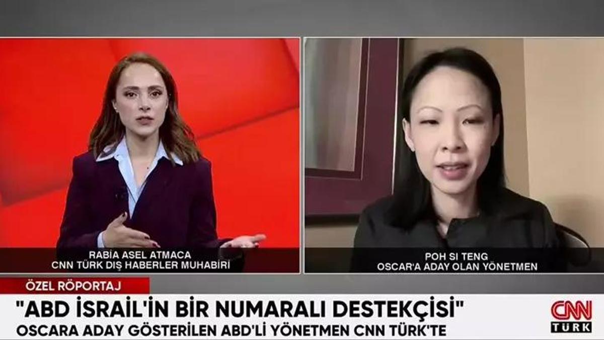 Oscar Adayı Yönetmen Poh Si Teng, CNN Türk'e Konuştu! Gazze'deki Yıkım ABD Olmadan Mümkün Olamaz Kübra Ünlü yazdı...
