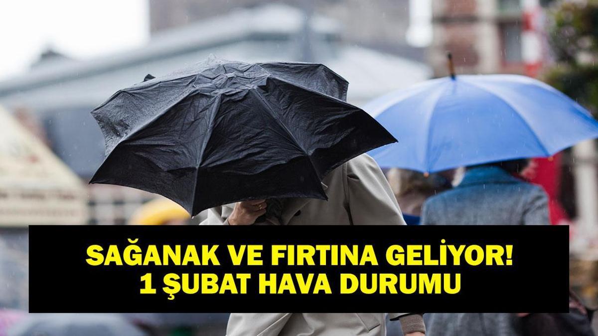 SON DAKİKA HAVA DURUMU HABERLERİ 1 ŞUBAT 2026 | KAR GELİYOR! 1 Şubat Bugün hava nasıl olacak? İstanbul'a kar yağacak mı? Meteoroloji uyardı!
