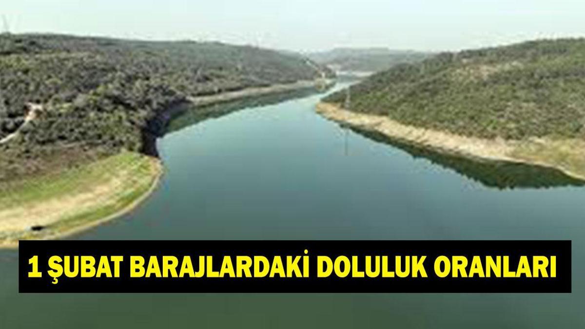 1 ŞUBAT GÜNCEL BARAJ DOLULUK ORANLARI: İstanbul, Ankara, İzmir ve Bursa barajlarındaki son durum ne?
