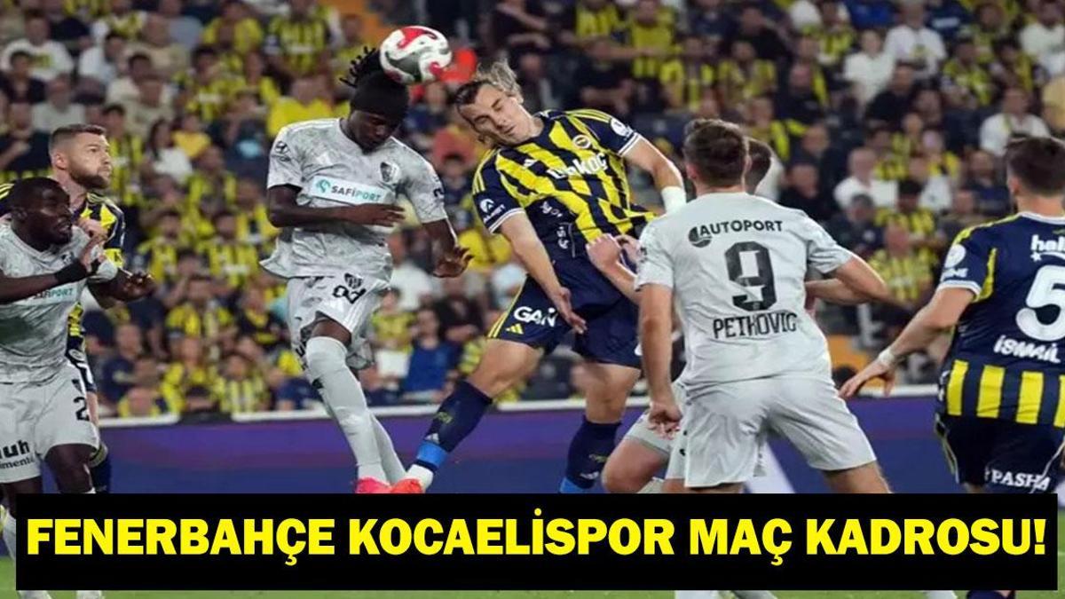 KOCAELİSPOR FENERBAHÇE HANGİ KANALDA? Kocaelispor Fenerbahçe Maçı Ne Zaman, Hangi Kanalda, Saat Kaçta? İlk 11'ler Belli Oldu Mu?