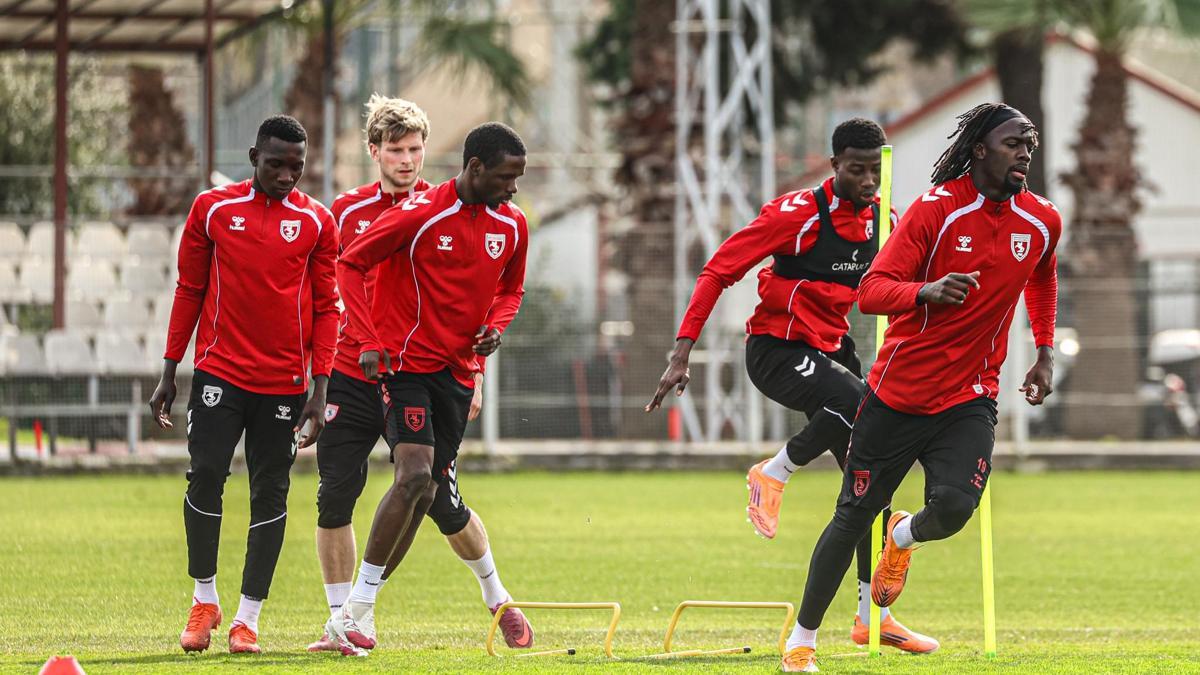 Samsunspor, Sipay Bodrum FK maçı hazırlıklarını tamamladı