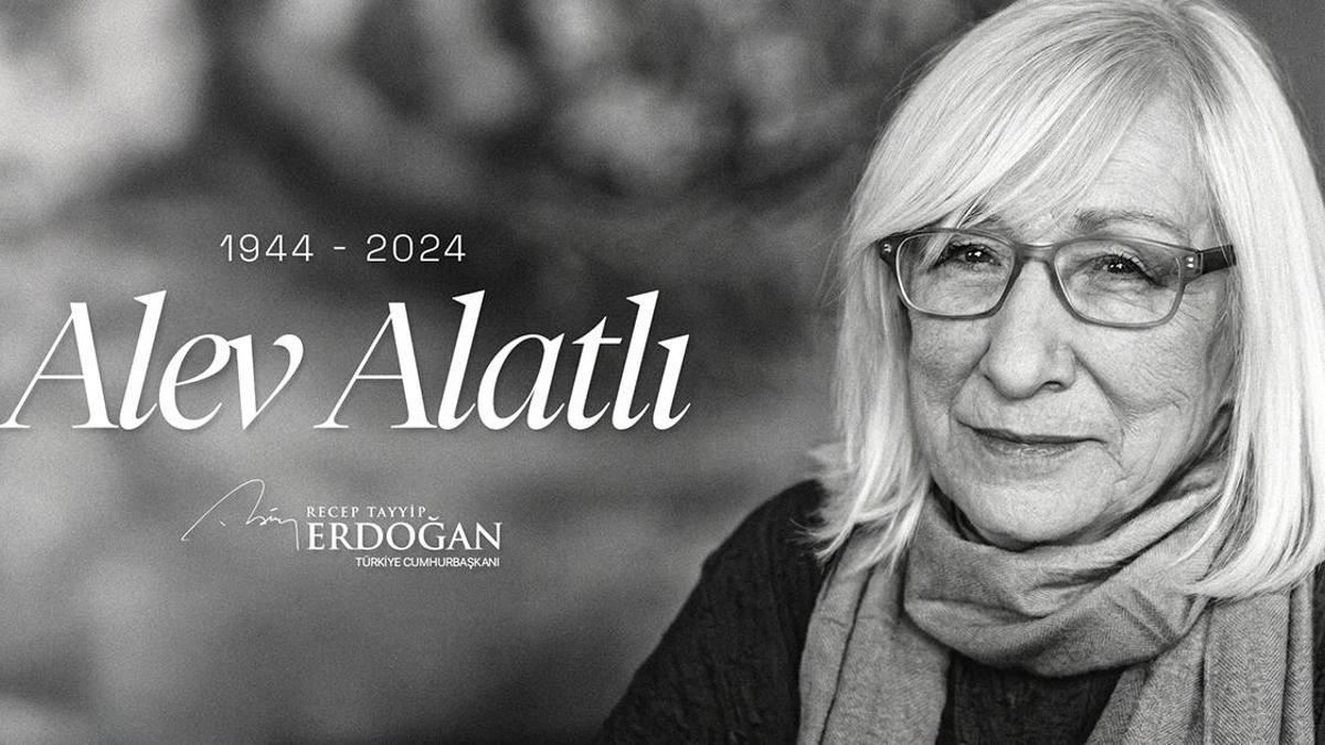 Cumhurbaşkanı Erdoğan, vefatının 2'nci yılında Alev Alatlı'yı andı