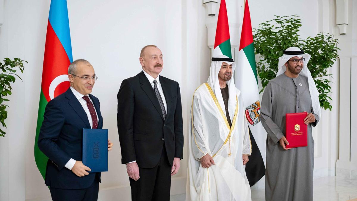 Azerbaycan Cumhurbaşkanı Aliyev'den Abu Dabi temasları