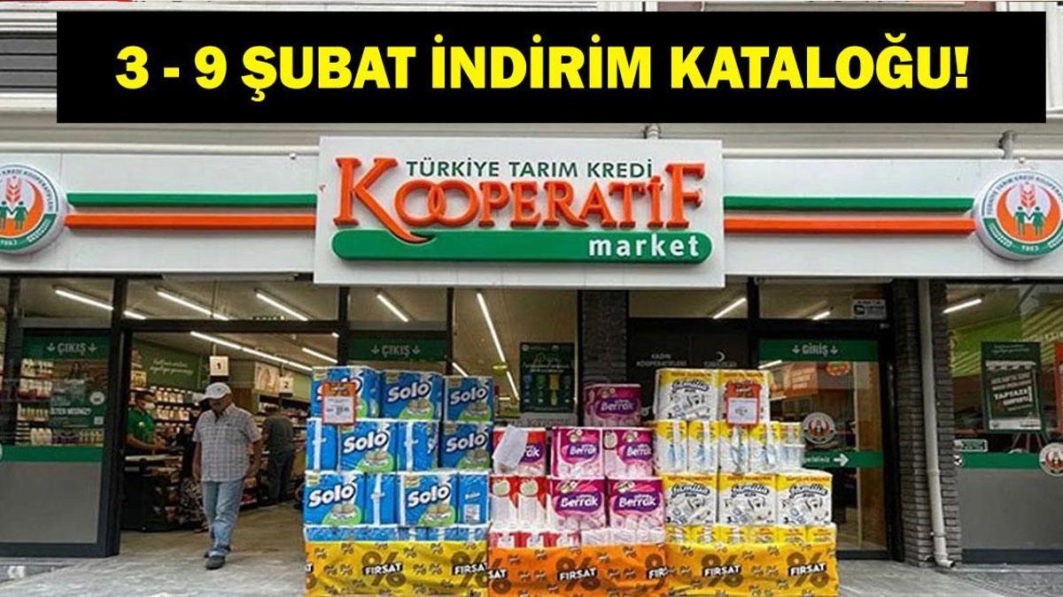Tarım Kredi KOOP 3-9 Şubat İndirim Kataloğu Yayında! Bu Hafta Peynir, Çay, Et ve Temizlik Ürünlerinde Büyük Fırsatlar! Tarım Kredi Marketlerinde 3-9 Şubat Dev İndirim!