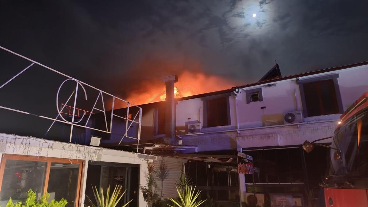 İş yerinde çıkan yangın söndürüldü