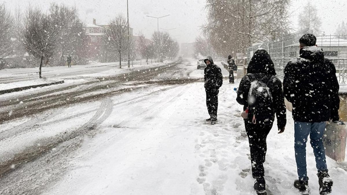 Eğitime kar engeli! Ardahan'da okullar tatil edildi