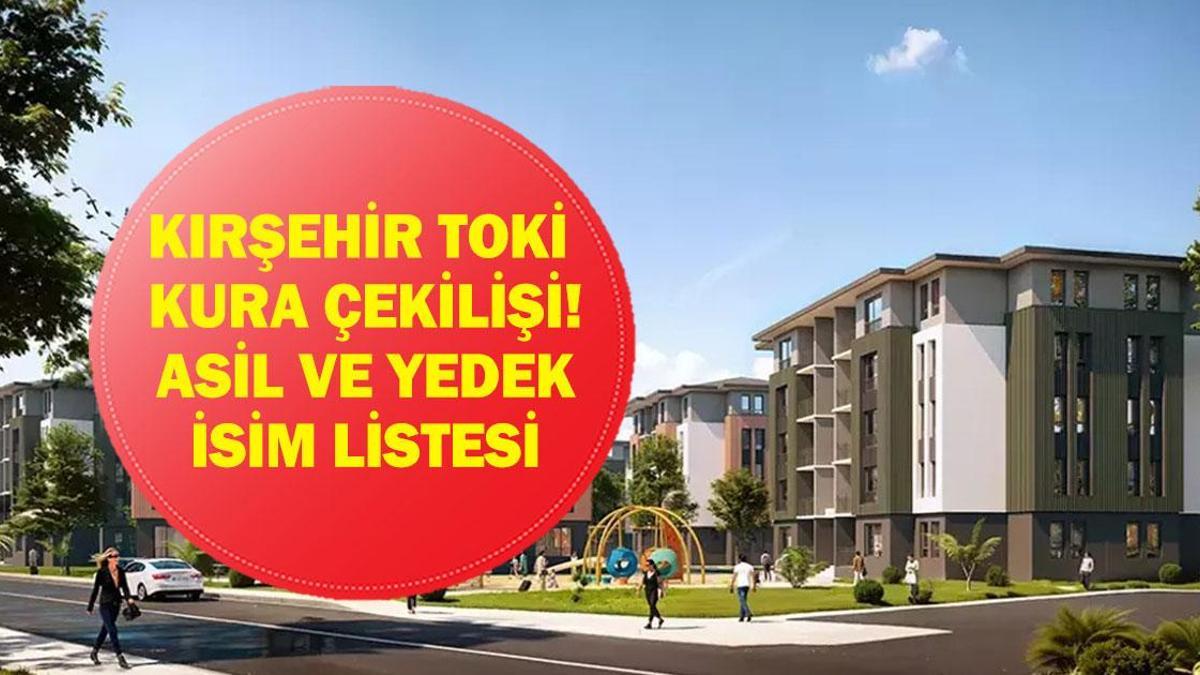 TOKİ KIRŞEHİR KURA ÇEKİMİ CANLI İZLE| Kırşehir TOKİ konut kurası sonuçları listesi açıklandı mı? Asil ve yedek isim listesi