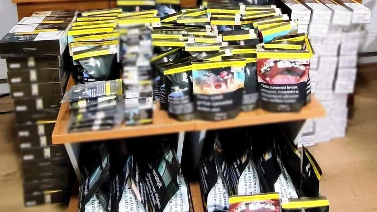 Mudanyada kaçak tütün operasyonu